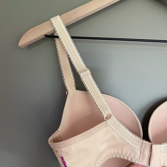 Freya Deco Nude Plunge UW Moulded Cup Bra Size 30DDD Nude Beige Underwire - Picture 14 of 16